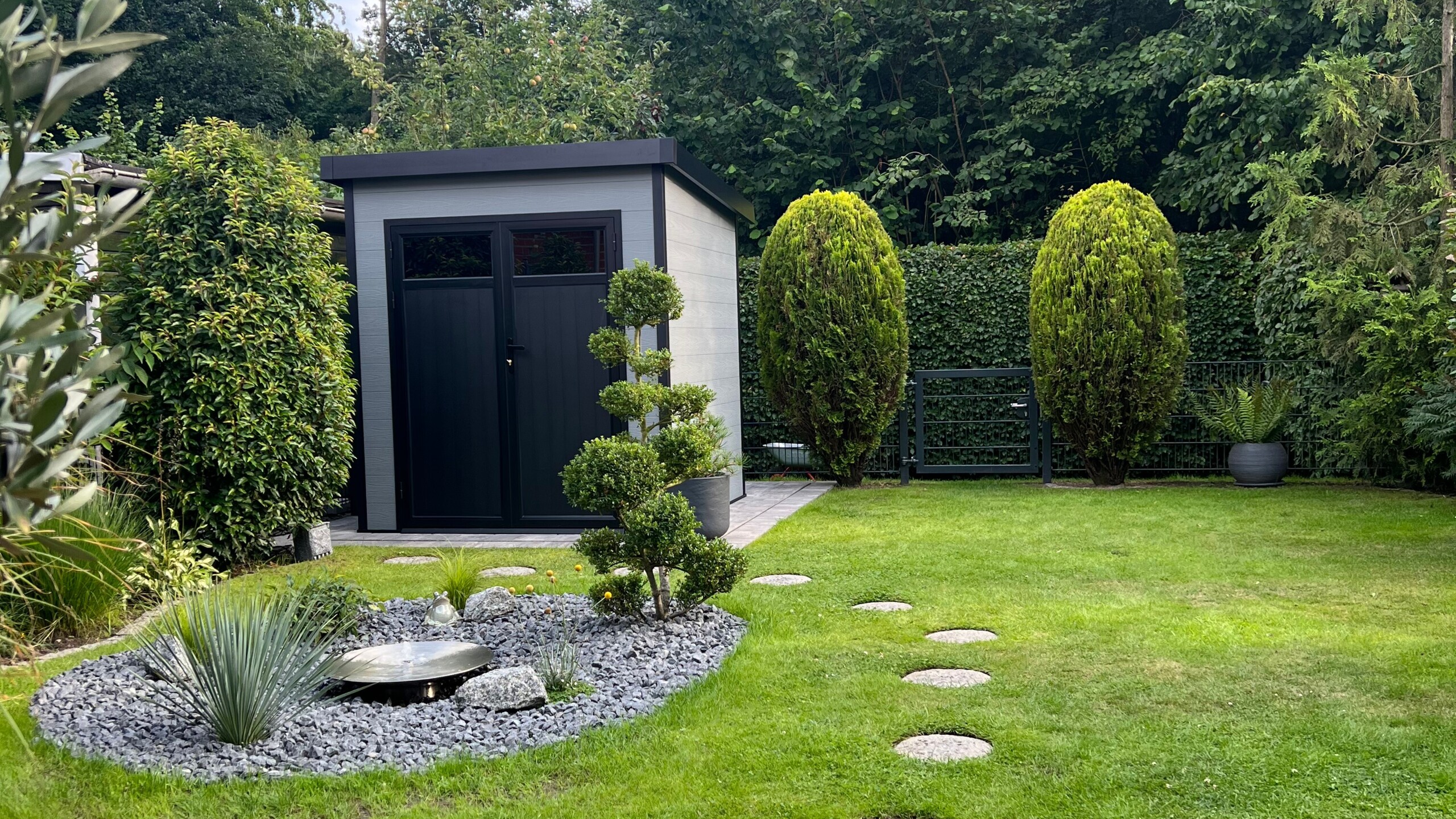 Wolff Finnhaus WPC Gartenhaus Modern