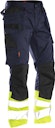 Vorschaubild Jobman Bundhose Hi-Vis mit Hängetaschen 2513