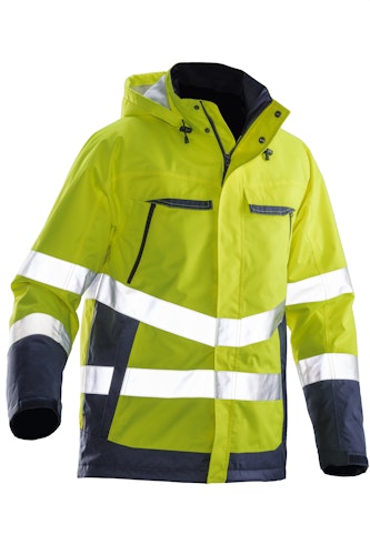 Jobman Gefütterte Shell Jacke Hi-Vis 1383