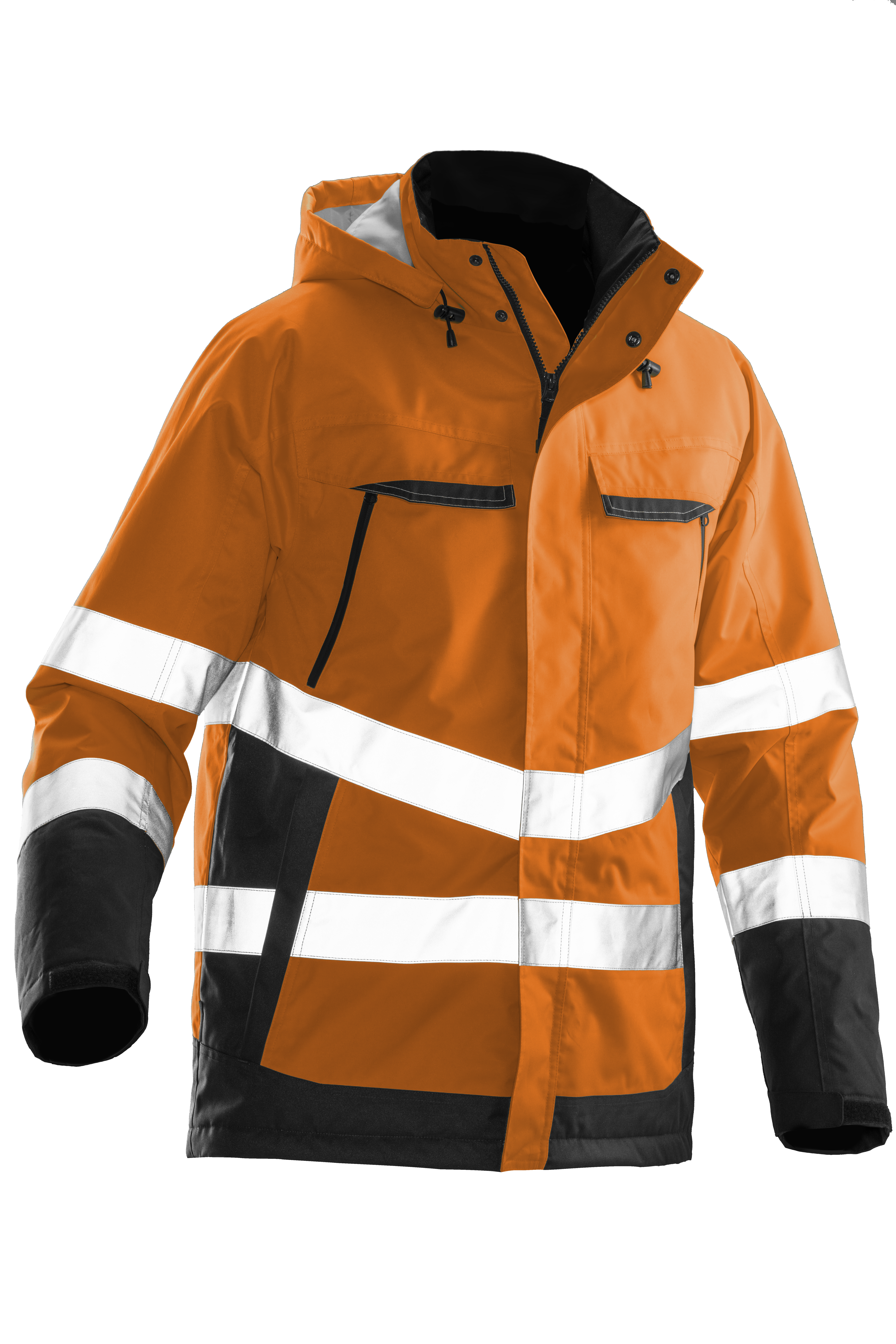 Jobman Gefütterte Shell Jacke Hi-Vis 1383