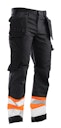 Vorschaubild Jobman Bundhose Hi-Vis mit Hängetaschen 2277